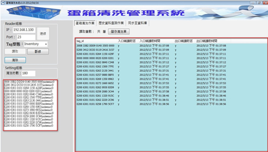 圖18、讀取資訊(左)、程式整理後資訊(右)
