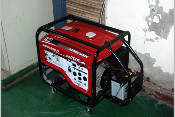 圖5、避免供電不穩定，以緊急自動發電機提供臨時電力來源