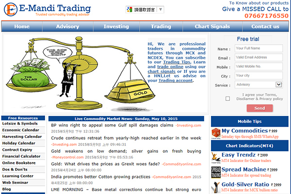 圖1、eMandi Trade Platform
