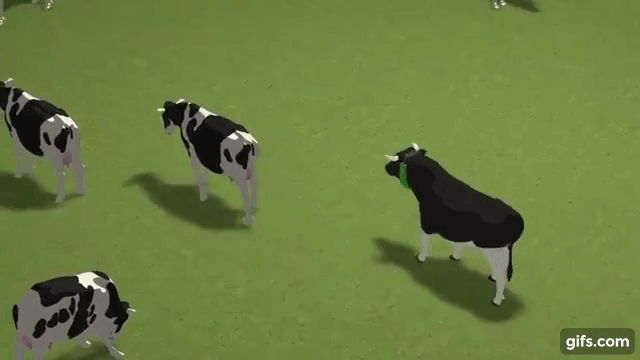 圖1：牛隻發情監測系統展示圖