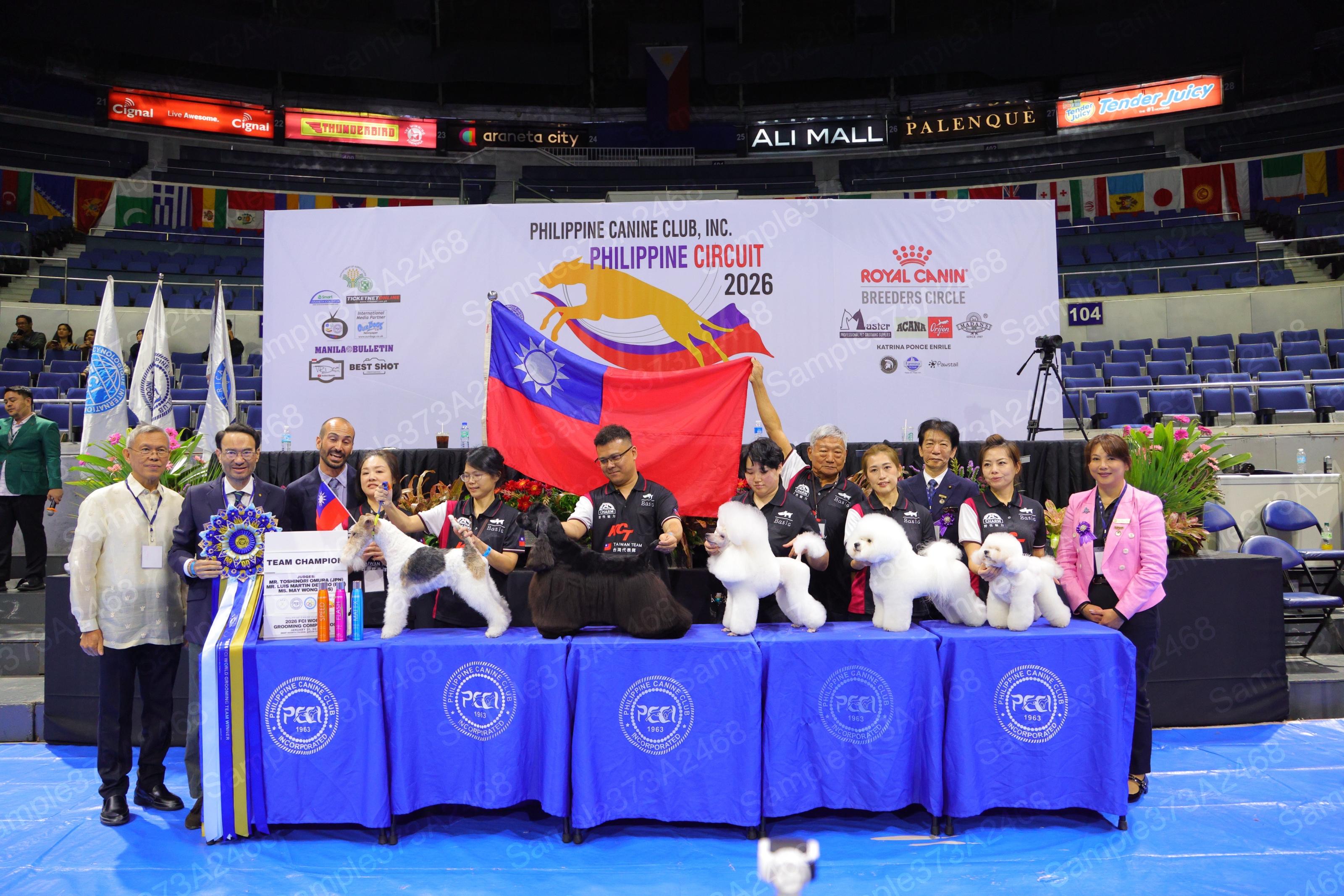 圖2_寵物美容臺灣代表隊再奪世界冠軍佳績