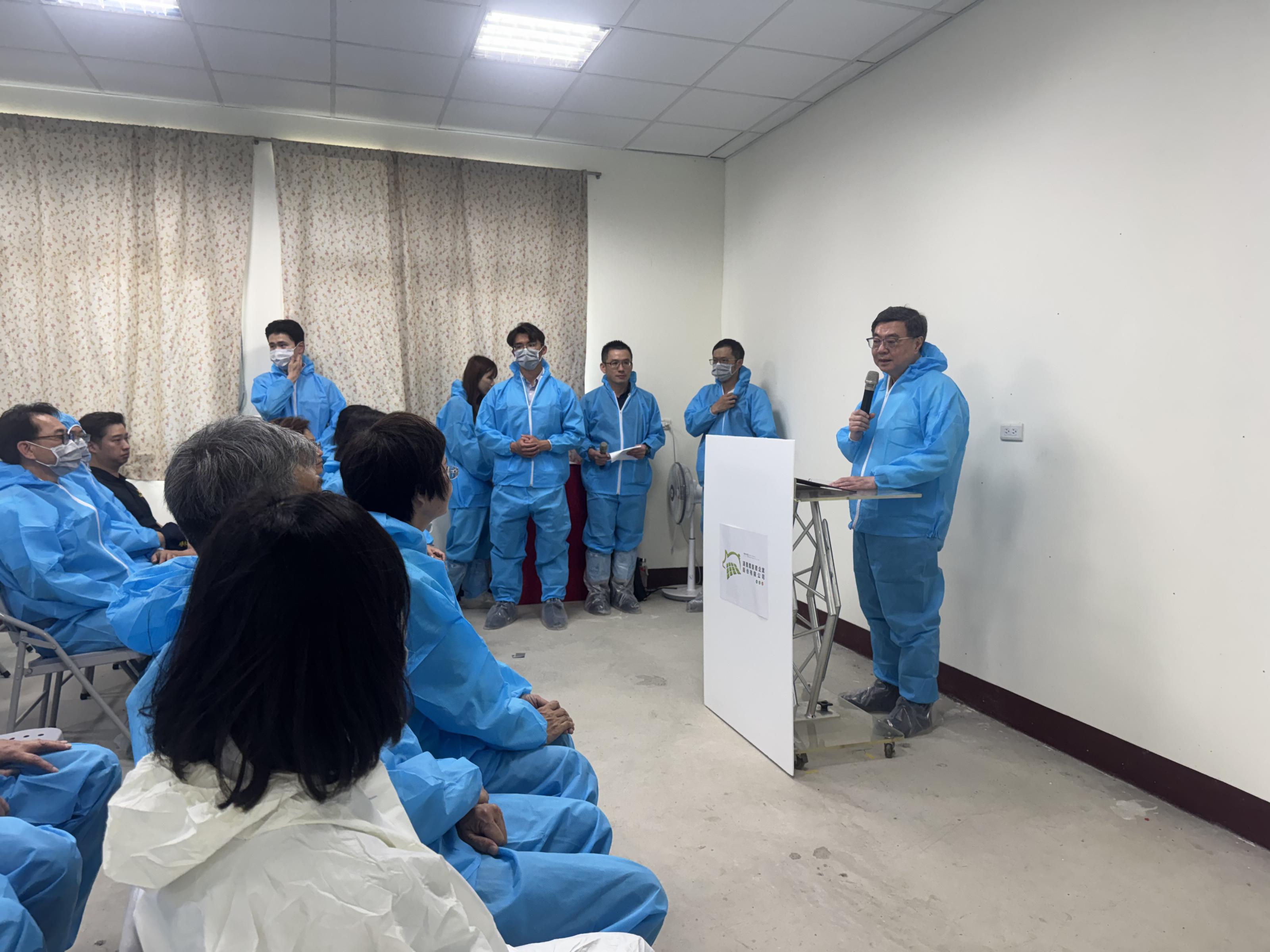 圖1_卓榮泰院長訪視漢寶牧場致詞