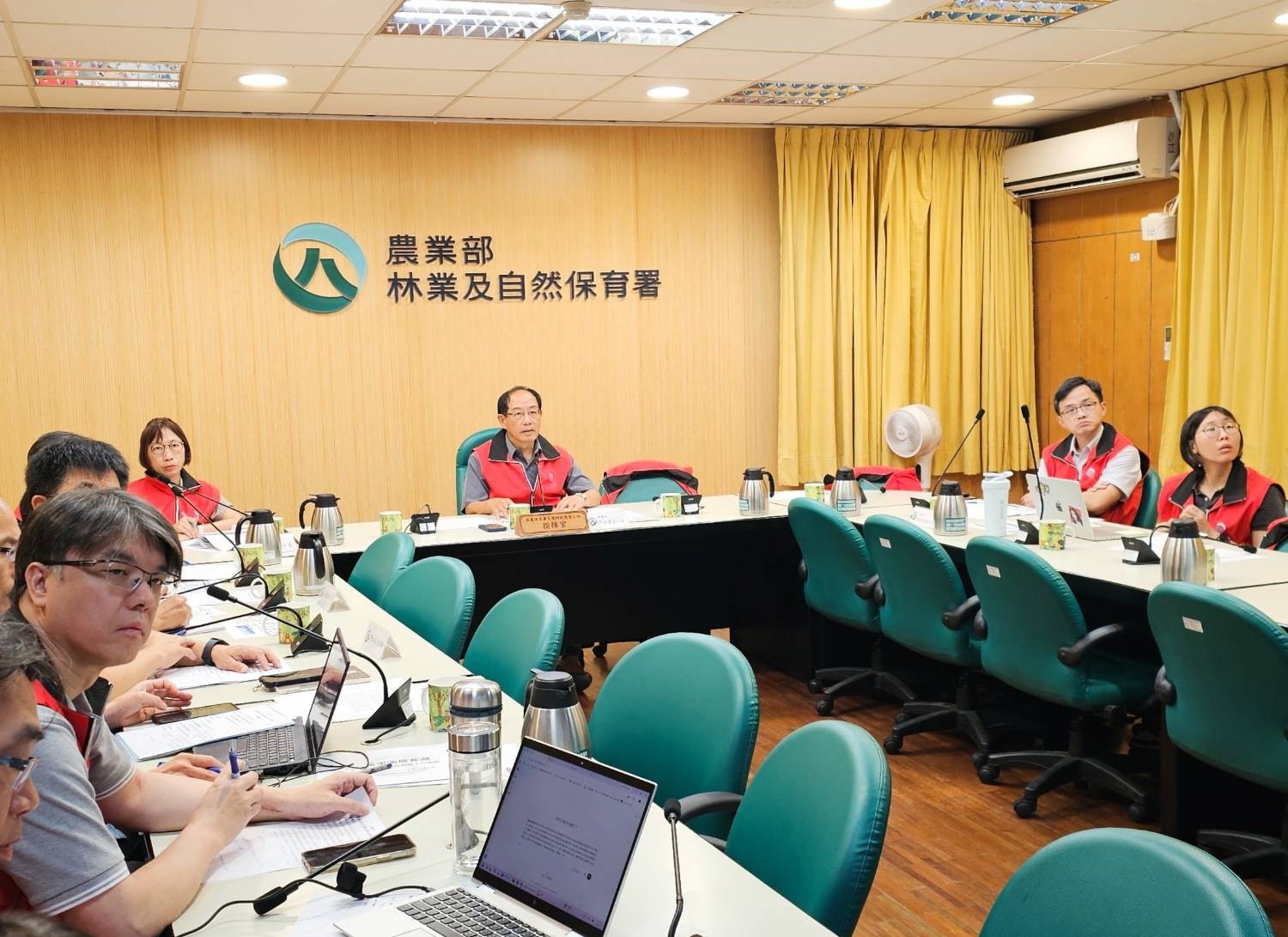 農業部萬里溪堰塞湖災害緊急應變小組會議