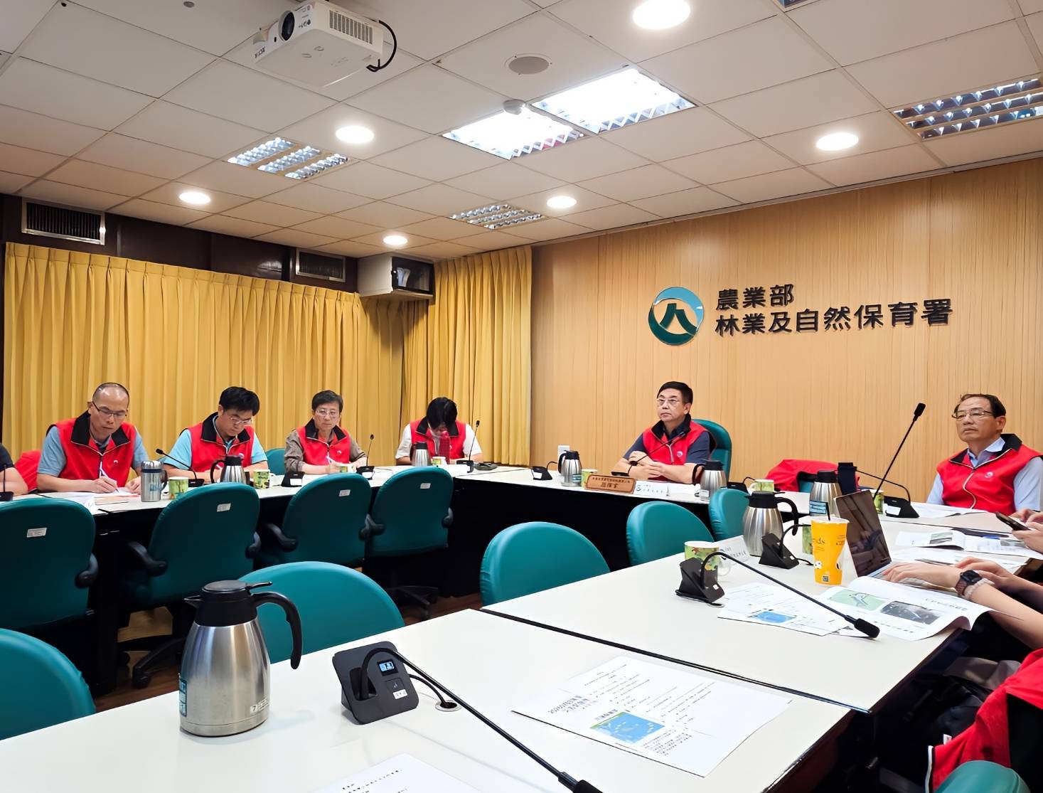 農業部萬里溪堰塞湖災害緊急應變小組會議