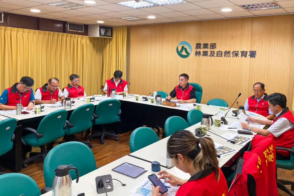 農業部萬里溪堰塞湖災害緊急應變小組會議