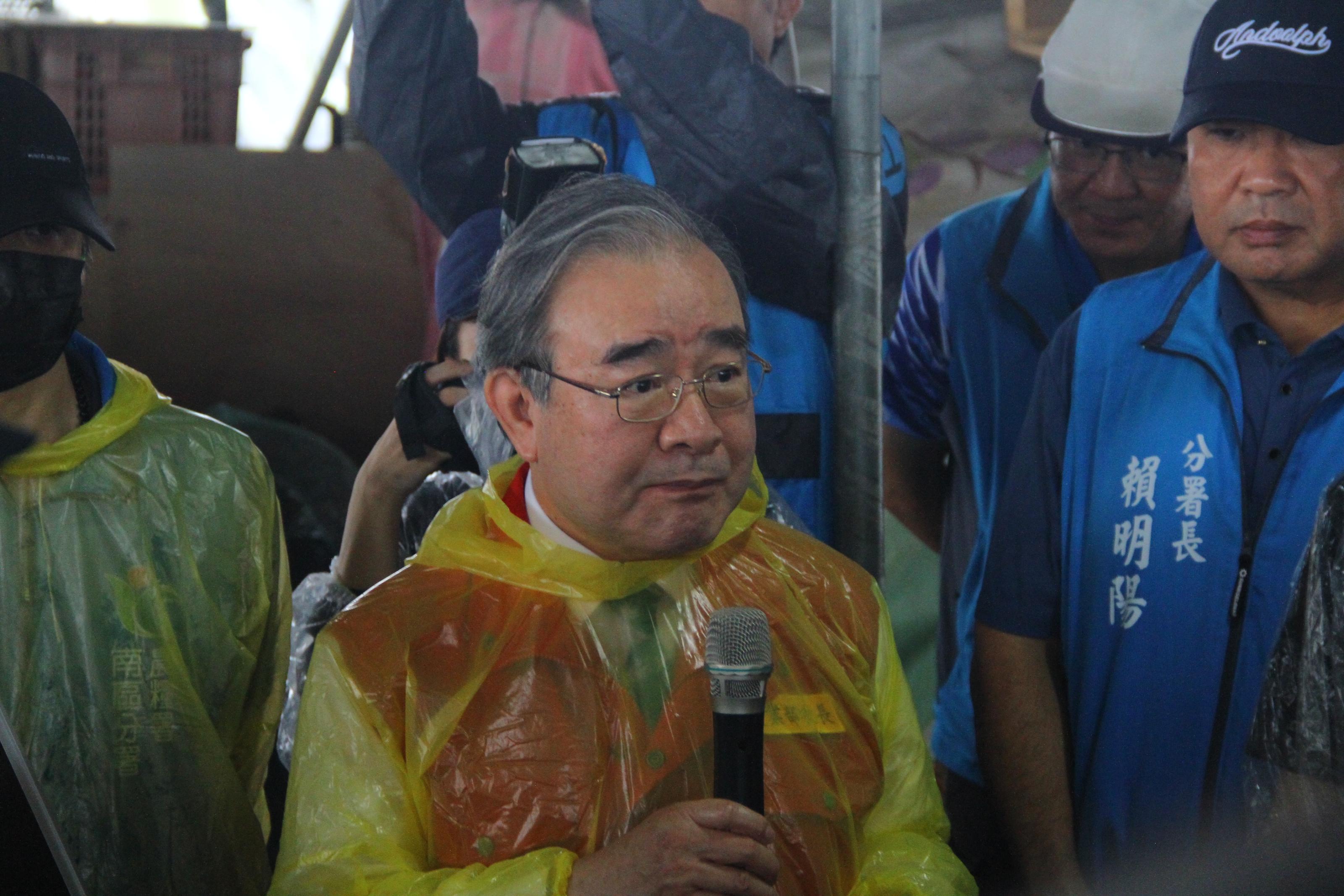 胡忠一政務次長提醒受災農民，應儘速依相關規定辦理災損申報