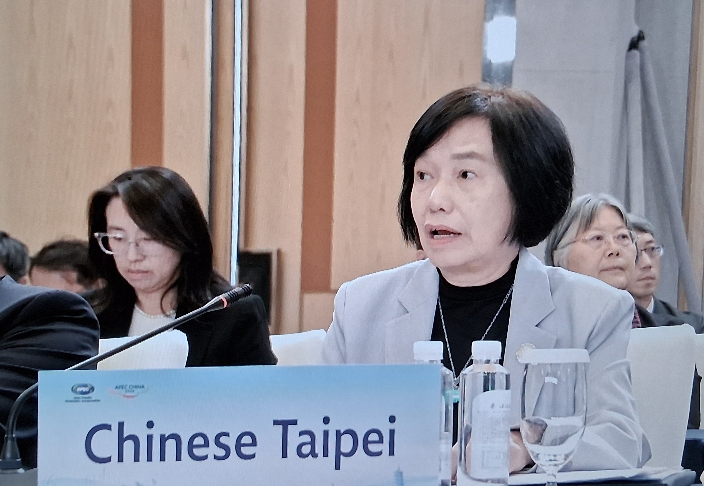 照片1_杜文珍次長於APEC第11屆糧食安全部長會議代表我方發言