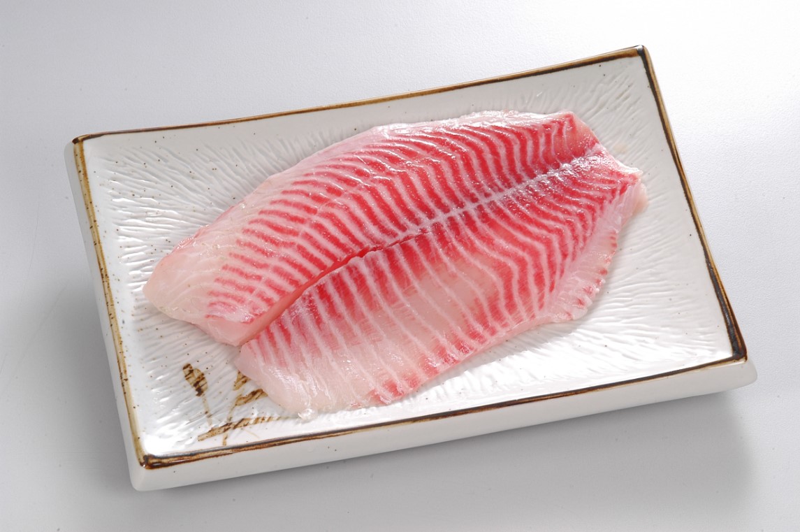 國產臺灣鯛魚片，運用脫氧及氧合方法達到延長產品保鮮貯藏期，並達到延緩肉片褐變效果。