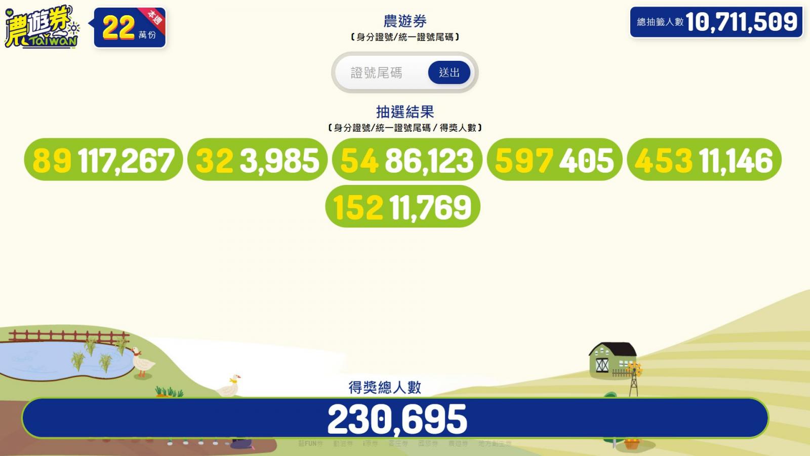 中獎號碼