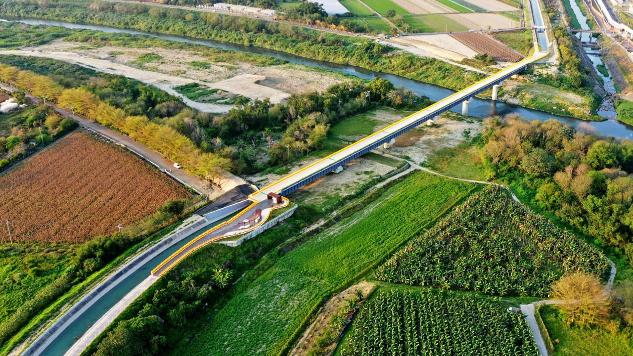 圖一、朴子溪渡槽改建工程設施照片