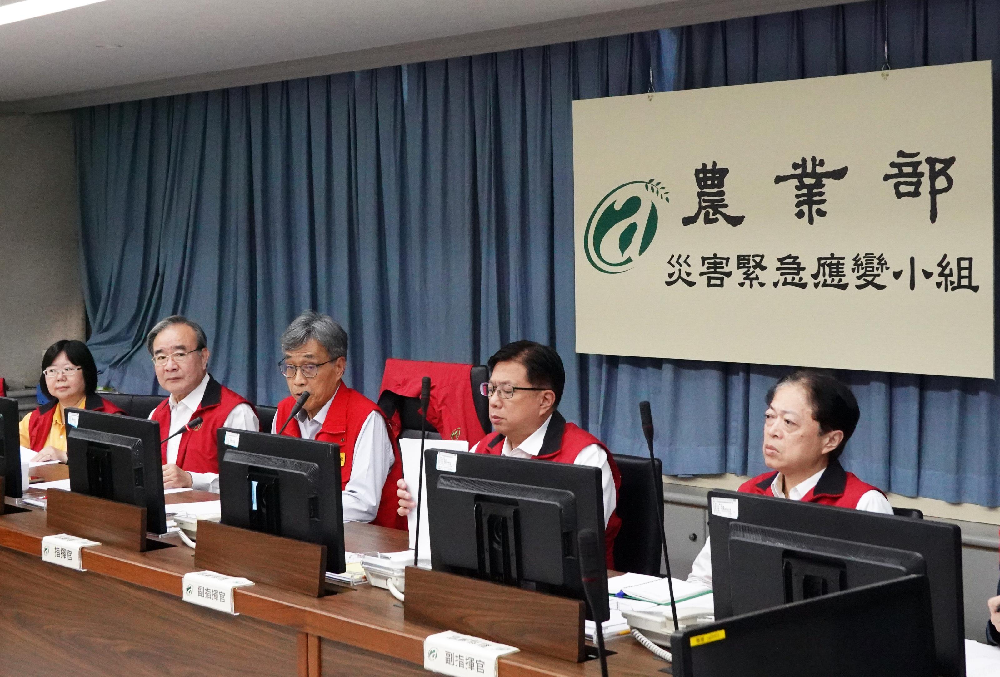 陳駿季指示所屬強化蔬菜調度以確保國內穩定供應