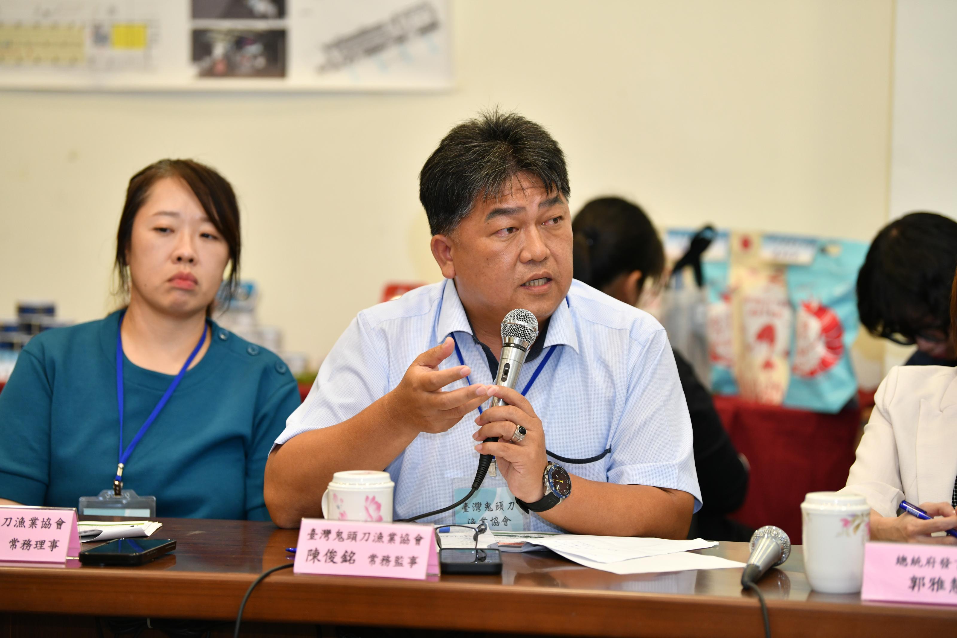 照片5_臺灣鬼頭刀漁業協會陳俊銘常務監事