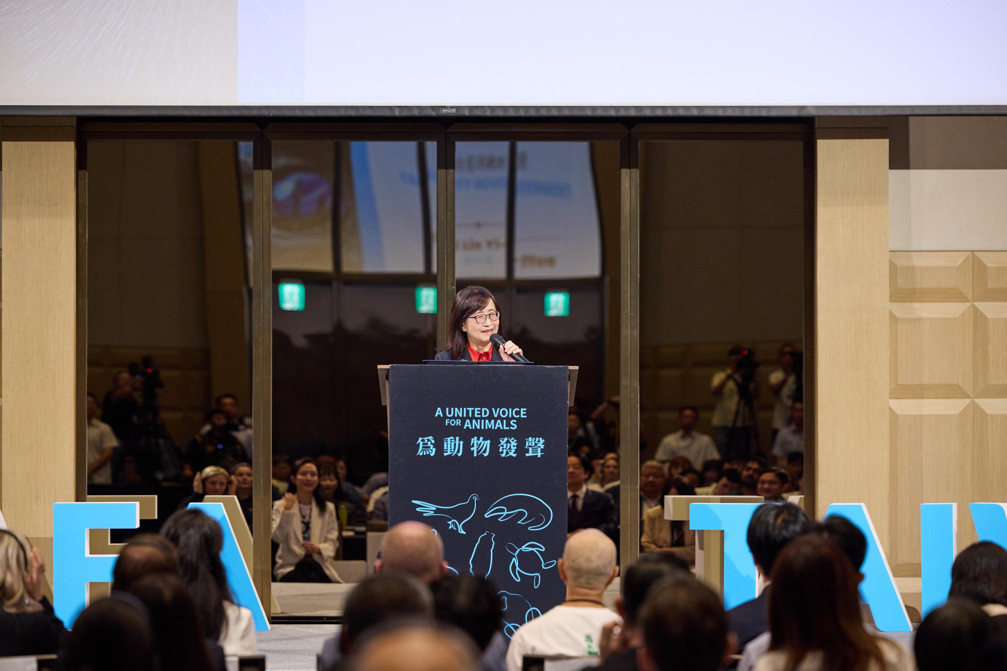 臺北市政府副市長林奕華致詞