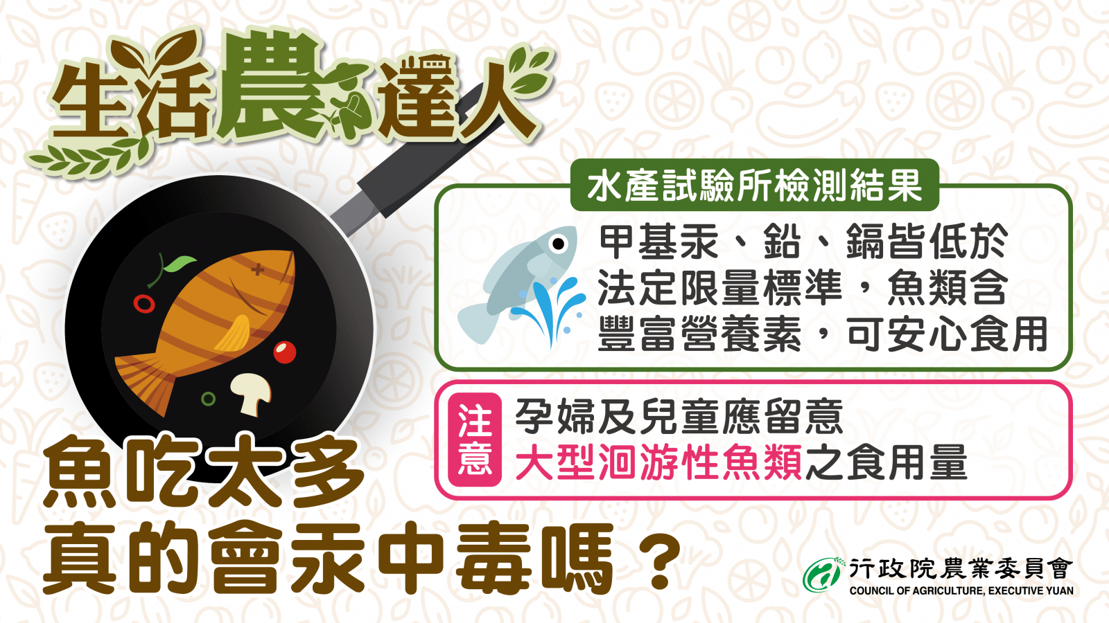 魚吃太多真的會汞中毒嗎