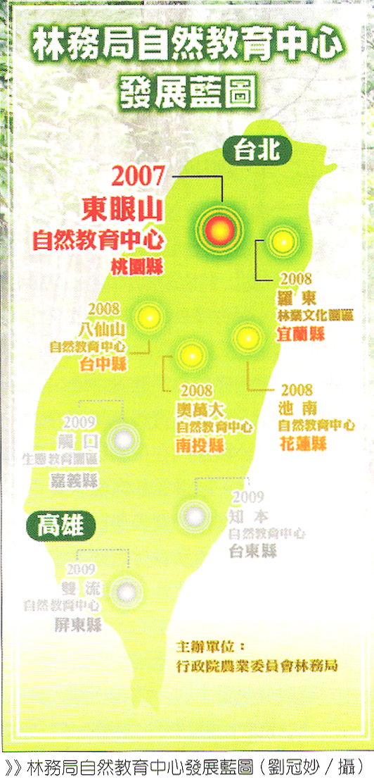 林務局自然教育中心發展藍圖(劉冠妙/攝)