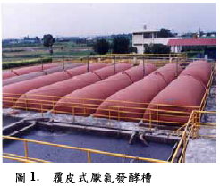 圖1、覆皮式厭氣發酵槽