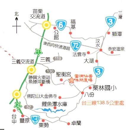 雲洞仙居路線圖