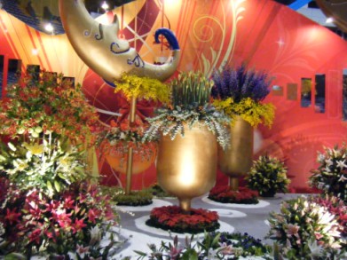 主題形象區-「綺花幻舞」實景