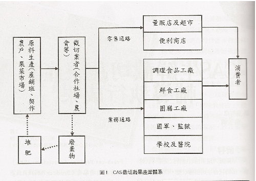  圖1 CAS截切蔬果產業體系