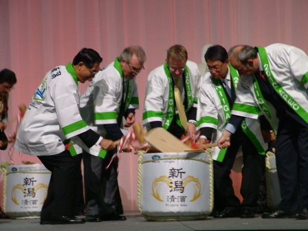 糧食安全部長會議歡迎晚宴陳主任委員與其他部長同歡