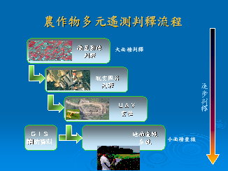 圖1 農作物多元多層次遙測判釋示意圖