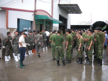 災後第一時間前往支援