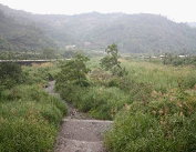  圖1 以山坡地、潛伏流構成的中山地理環境