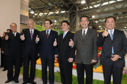 總統、院長及貴賓對台灣農業科技表示肯定與佩服