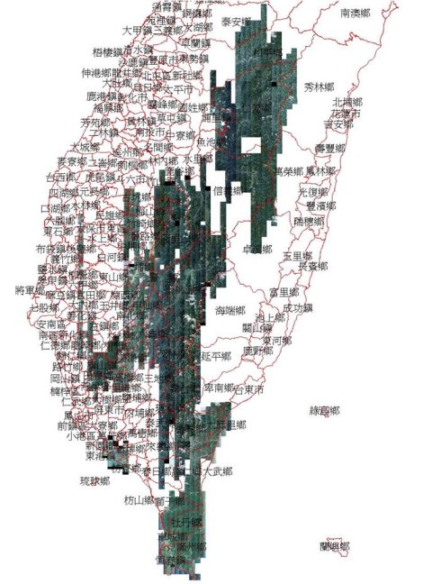 02 這將近 1/3 個台灣的航攝影像， 大力協助了莫拉克風災後地面搜救 工作的進行 