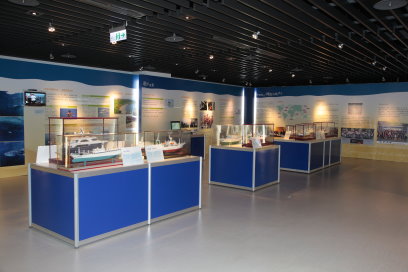 01 我國遠洋漁業漁船及巡護船模型 