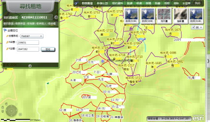 圖 2 地圖查詢模組 