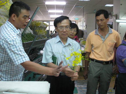 農委會陳文德副主委 101 年 9 月視察臺中市大坑生產專區 