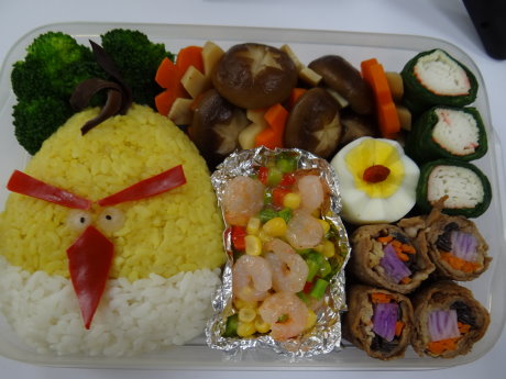 健康養生的「憤怒鳥米便當」 健康養生的「憤怒鳥米便當」