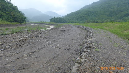 潭美颱風佈設區現況(加羅板野溪) 潭美颱風佈設區現況(加羅板野溪)