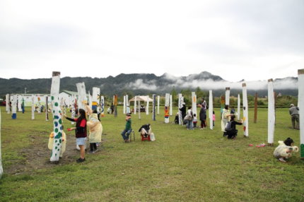 生命寶樹彩繪活動照片 （花蓮林區管理處提供） 