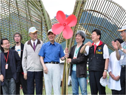 馬總統英九與吳院長敦義參加花蓮園區國際藝術節活動（黃信富 攝） 