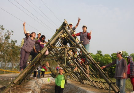 屏東園區辦理手做瓜棚工作假期活動（屏東林管處 提供） 