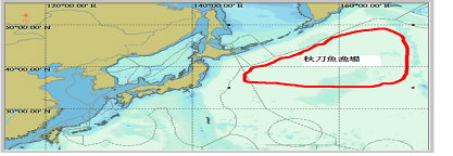 我國秋刀魚漁船作業漁場圖 我國秋刀魚漁船作業漁場圖