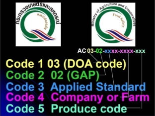 GAP 認證條碼 （左） 及標簽 （右） 