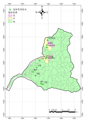 圖 2 總體受災風險評估結果 