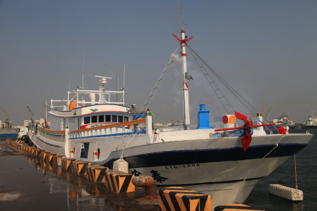 「泰宏 39 」號漁船是漁業署第一艘獎勵建造完成之養殖活魚運搬船 