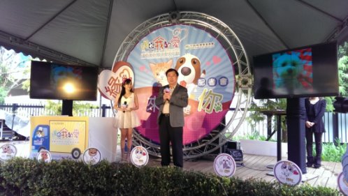 陳保基主委蒞臨記者會現場致詞 