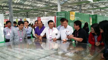 農委會陳主任委員保基視察產業館  農委會陳主任委員保基視察產業館