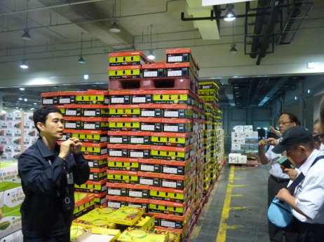 圖 11 　外銷農產品暫儲區 