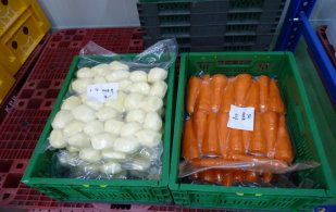 圖 9 　大包裝供應學校給食與軍需 