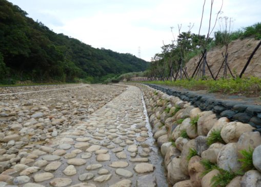 牛欄河上游仁安里 5 、 6 鄰段整治工程成果 