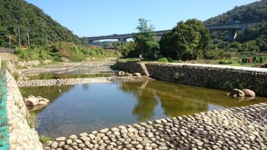牛欄河 72 號旁野溪災害復建工程成果 