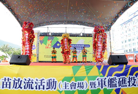 舞龍舞獅開場表演 （圖 / 施玉惠 攝） 