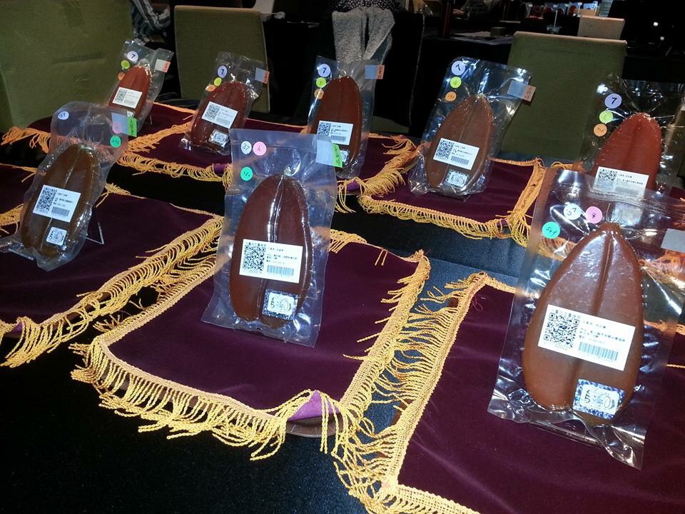 104 年度「臺灣十大優質烏魚子競賽」活動得獎產品，均為水產品生產追溯制度示範場