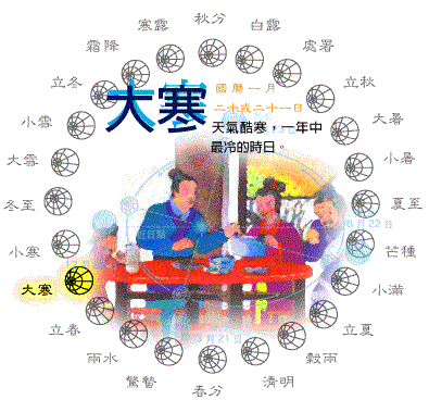 大寒-天氣酷寒，一年中最冷的十日